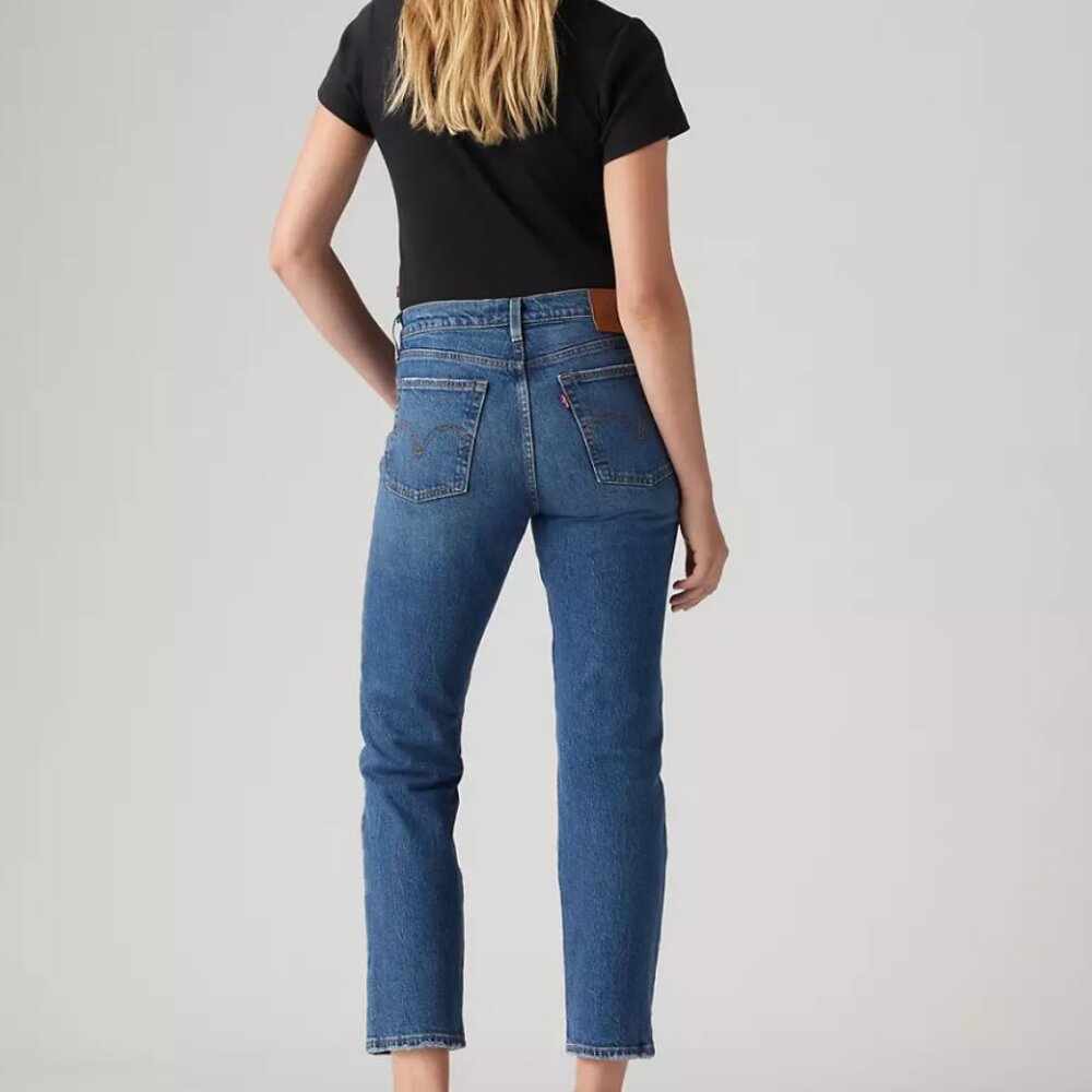 LEVI'S Wedgie Straight Fit Women's Jeans (dark wash)